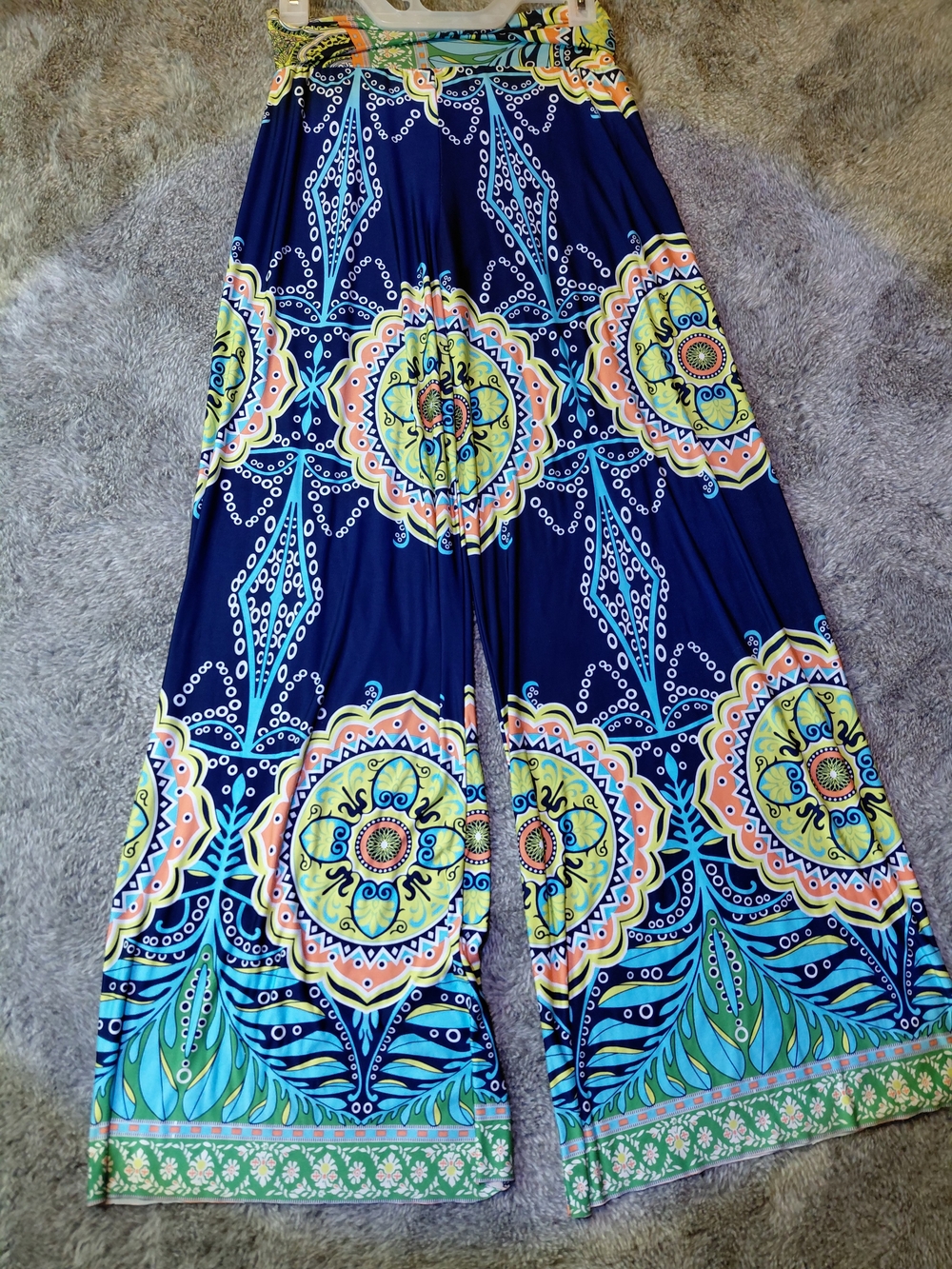 Full Of Pizazz Wide-Leg Printed Palazzo Pants
